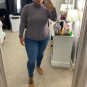 Purple Turtleneck Sweater 2x